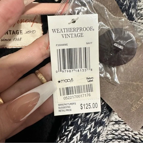 Weatherproof NWT HEAVY KNIT SHERPA LING SIZE Large